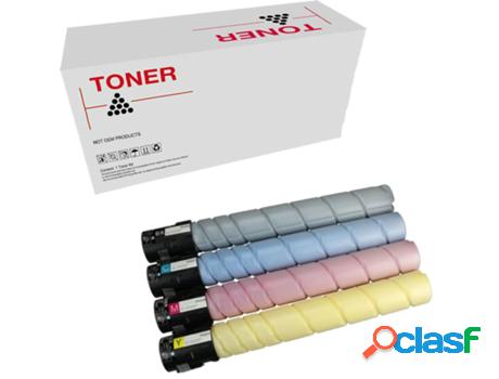 Pack 4 Tóners Compatibles TN324/TN512 Konica Minolta TN324K