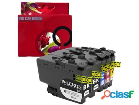 Pack 5 Cartuchos de Tinta Compatibles Brother LC3235XL