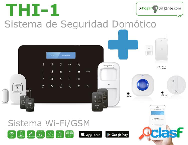 Pack SEGURIDAD TOTAL de Alarma SIN cuotas Domótica THI-1