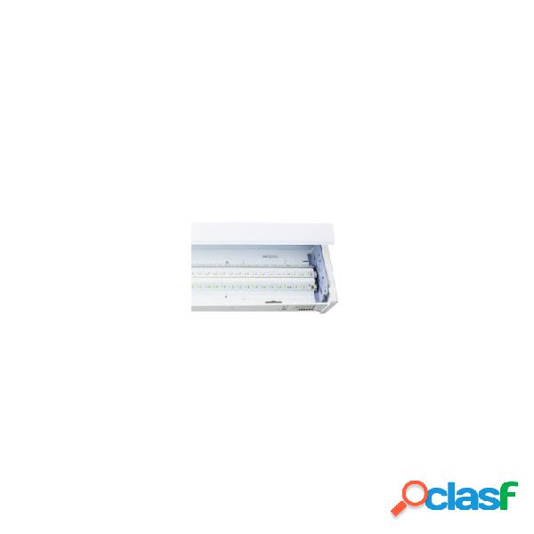 Pantalla led con difusor matel cuadrada t8 60 cm 24w luz