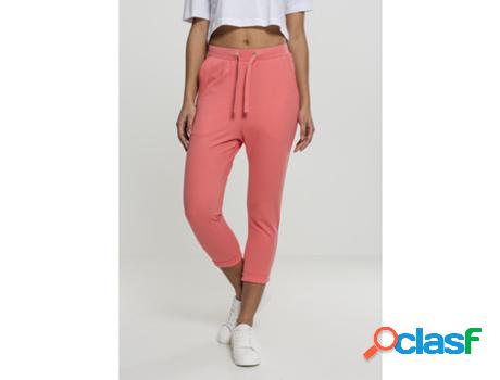 Pantalones para Mujer URBAN CLASSICS (M - Rosa)