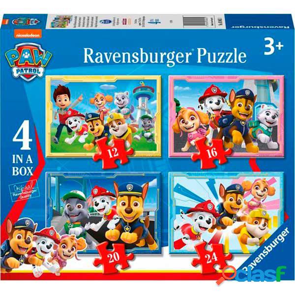 Patrulla Canina Puzzle 4 in a Box