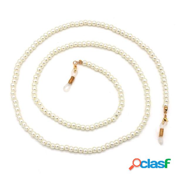 Pearl beaded chain eyeglasses chains reading glasses rope