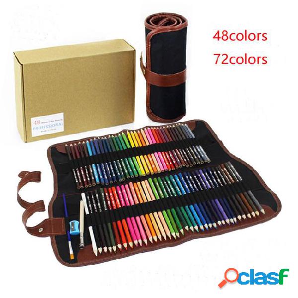 Pencil+pencil case safe non-toxic water soluble colored