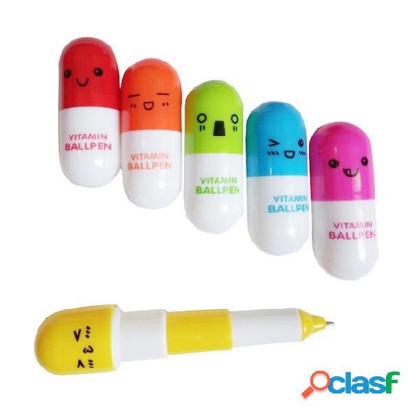 Pills creative expression capsule pen stretch pen child