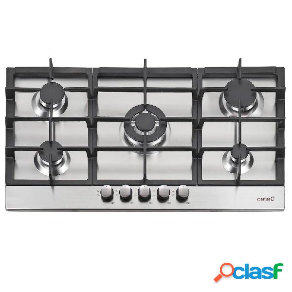 Placa Gas CATA LGI 9041 X 90cm Inox 5f