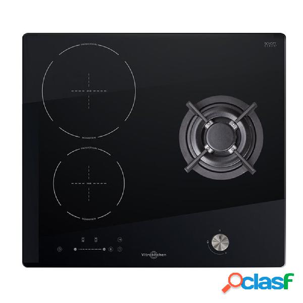 Placa Gas e Inducción VITROKITCHEN VG601NN 3f Nat