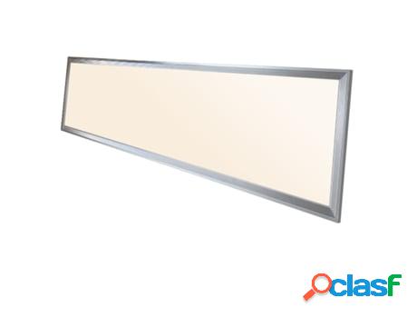Plafón LED con marco 42W 120x30 cm Blanco cálido 3000K