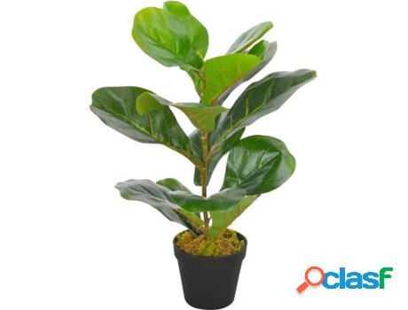 Planta Artificial VIDAXL Ficus (Verde - 45 cm)