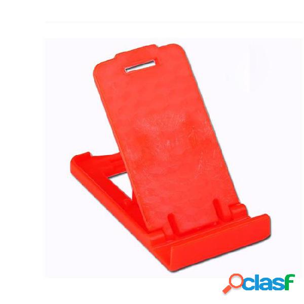Plastic mobile phone stand flexible desk phone holder for