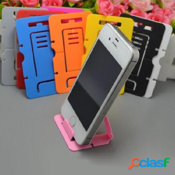 Plastic portable foldable card universal mini foldable
