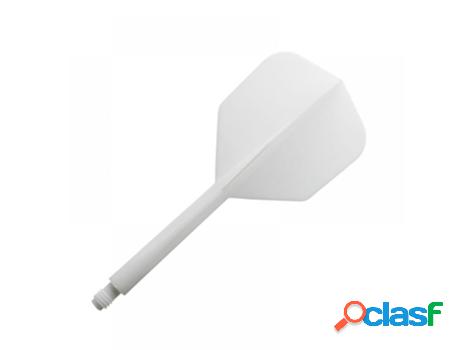 Plumas CONDOR DARTS Axe Shape Blanco Media 27.5mm 3 Uds.