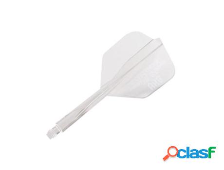 Plumas CONDOR DARTS Axe Shape Clear Logo M 27.5mm 3 Uds.