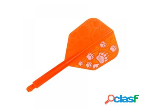 Plumas CONDOR DARTS Axe Shape Footprint Bear Orange S 21.5m