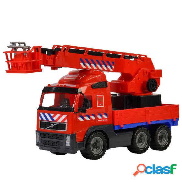 Polesie Camión de bomberos de juguete Volvo rojo