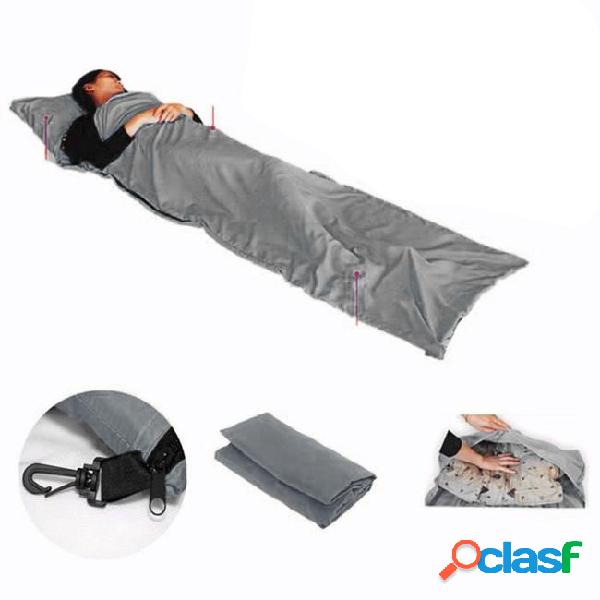 Polyester pongee outdoor sleeping bag liner camping hiking