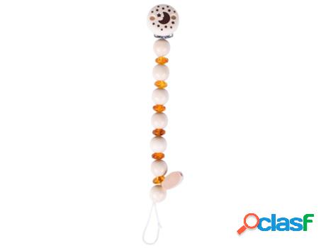 Porta-Chupetes HEIMESS (Madera - Blanco - 21 cm)