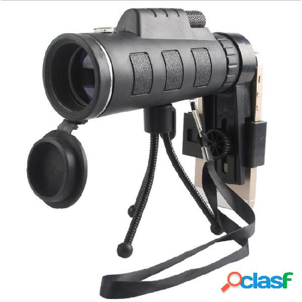 Portable 40x60 mobile phone photo night vision single tube