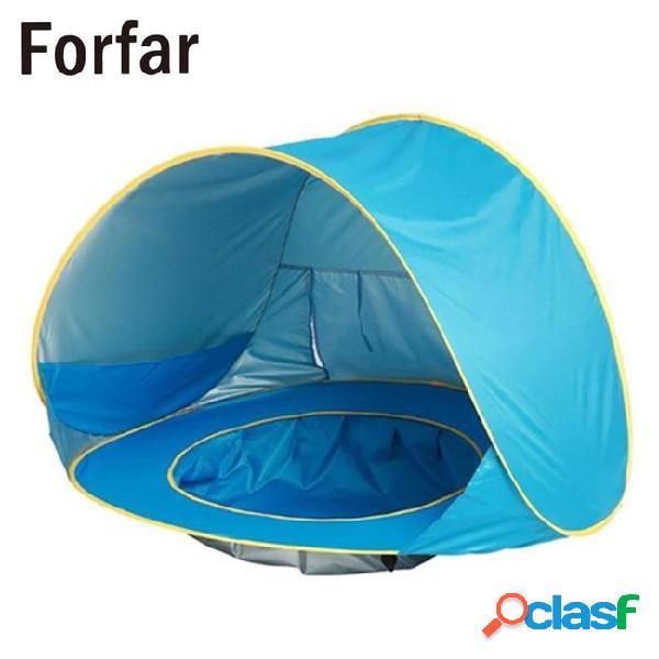 Portable baby awning sea pop up tent beach tent baby