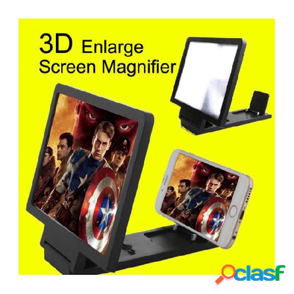 Portable foldable stand cellphone screen amplifier 3d