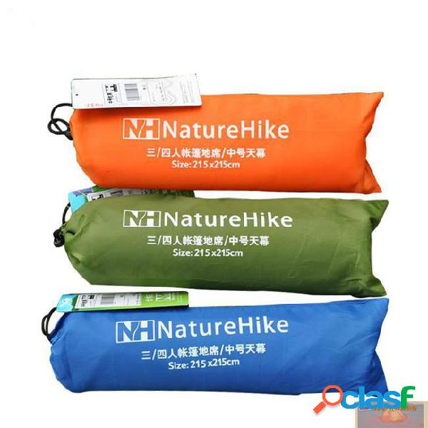 Portable naturehike 2.15x2.15m outdoor camping tent