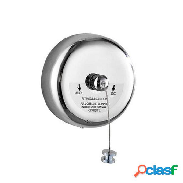 Portable stainless steel retractable clothesline indoor