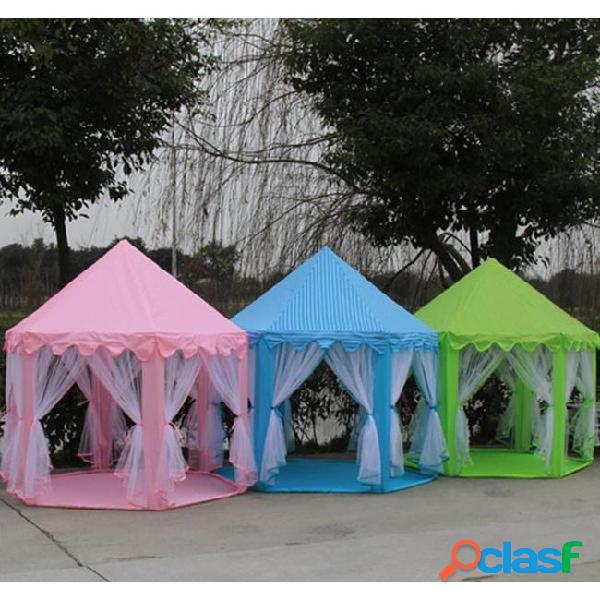 Portable toy tents princess castle play game tent activity