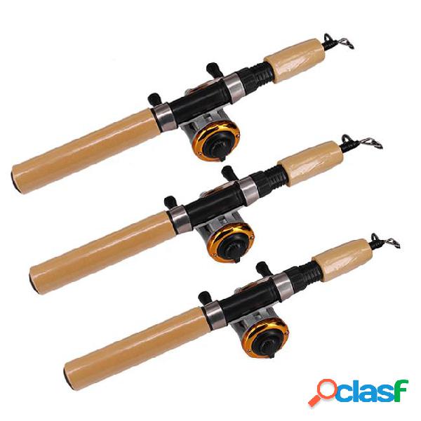 Portable winter fishing rods combo ice fishing rod with reel