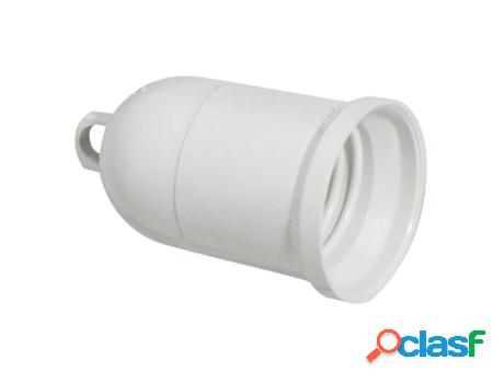 Portalamparas 4 a. e-27 obra blanco