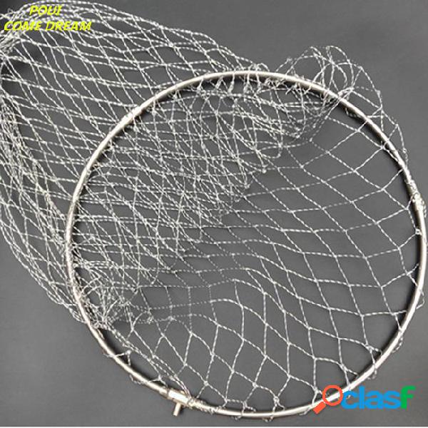 Poui come dream solid stainless steel ring strong nylon line
