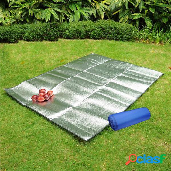 Practial outdoor beach mat blanket pads aluminum film mats