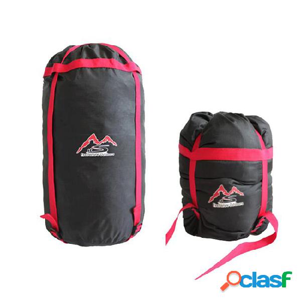 Practical outdoor camp sleeping bag storage pack carry bag