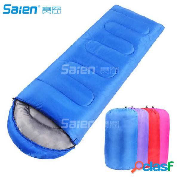 Premium lightweight single sleeping bag warm and water