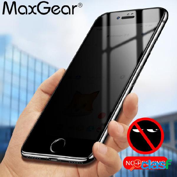Premium privacy tempered glass for iphone 6 6s 7 8 plus 5 5s