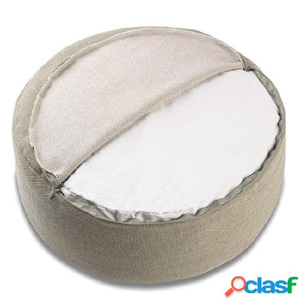 Premium100% durable cotton solid color round yoga meditation