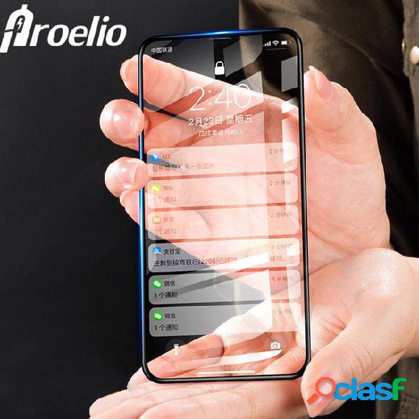 Proelio 5d round curved full cover tempered glass for huawei