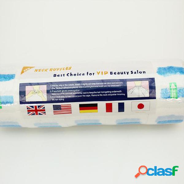 Professional neck ruffle roll paper disposable hair cutting