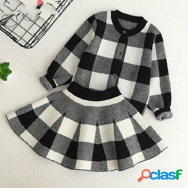 Promotion autumn new girls clothing sets casual long sleeve