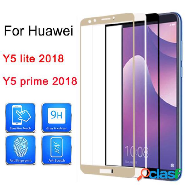 Protective glass on the for huawei y5 lite prime 2018 screen