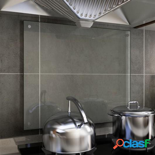 Protector contra salpicaduras cocina vidrio templado 70x60