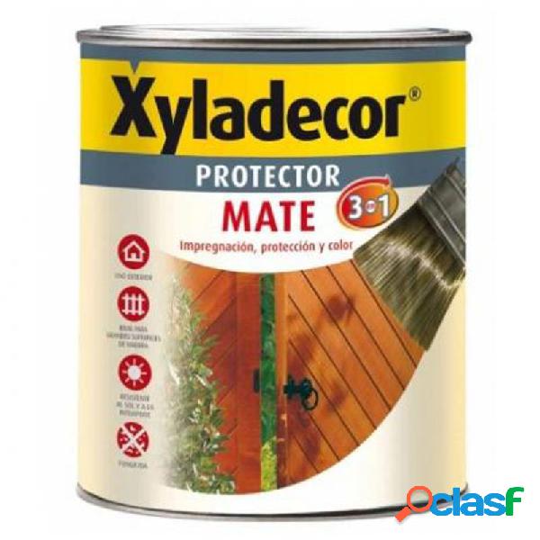 Protector madera extra 3 en 1 xyladecor castaño mate 375 ml