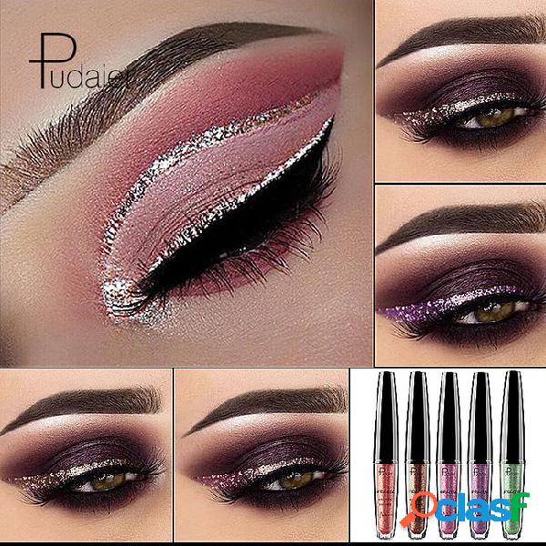 Pudaier brand eyeliner 16 colors red white gold super