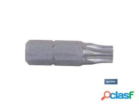Punta de destornillador torx inviolable t-10 venta unitaria