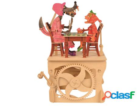 Puzzle VILAC (Madera - Naranja - 40 cm)