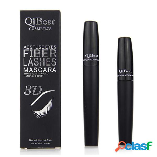Qibest 3d fiber lashes mascara cosmetics mascara black