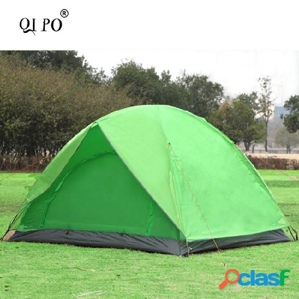 Qipo 3-4 people wild mosquito large camping tent waterproof