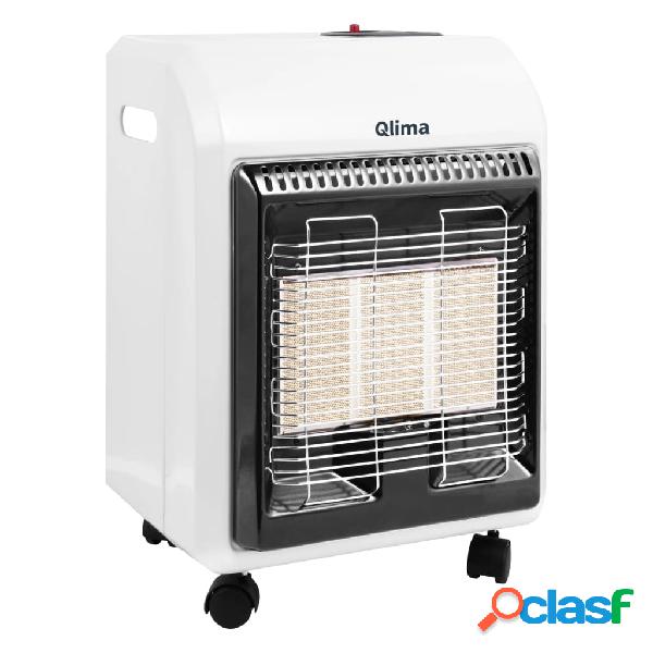 Qlima Calentador de gas con conector 2 en 1 GH 741 RM 4,1 kW