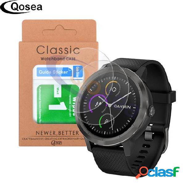 Qosea (2 pack) for garmin vivoactive 3 screen protector