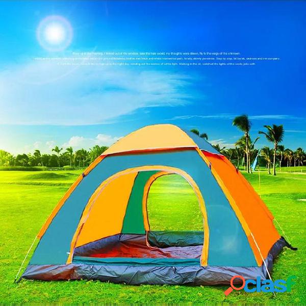Quick automatic opening 2-4 people tent outdoor hiking