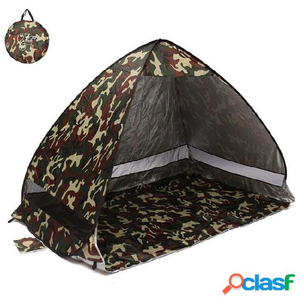 Quick automatic opening beach tent sun shelter uv-protective